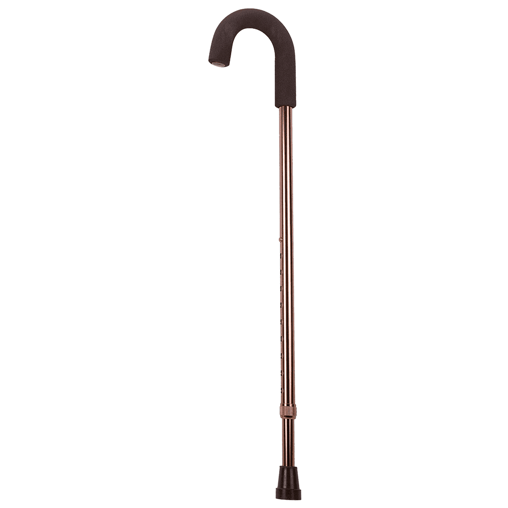 Bastón de Aluminio Mango Curvo