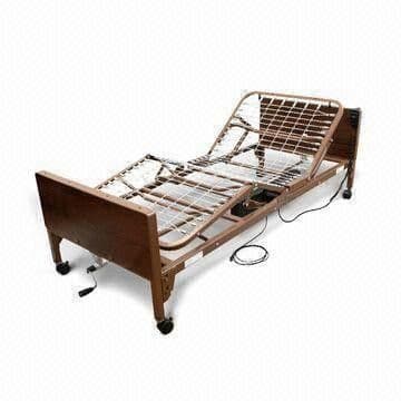 Cama de Hospital Semieléctrica de 2 motores + 1 palanca, tipo HOME CARE (DOMICILIARIA)