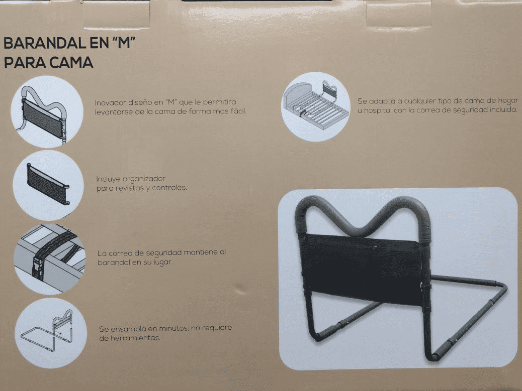 Barandal para Cama regular ( cama normal ) - Vista 2