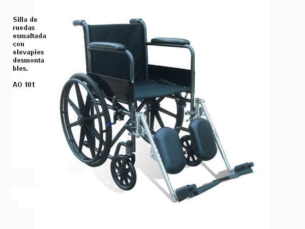Silla de Ruedas Estándar con Elevapies - Vista 2